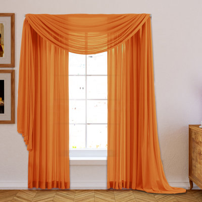 Burnt Orange Curtains Wayfair
